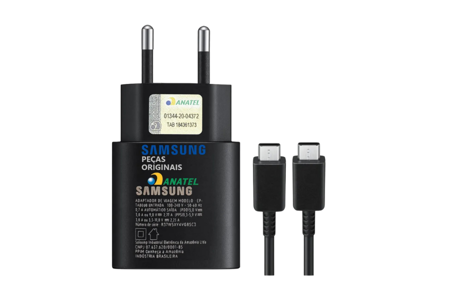 Carregador Original Samsung Turbo S24 S23 S22 S21 S20 25w Br