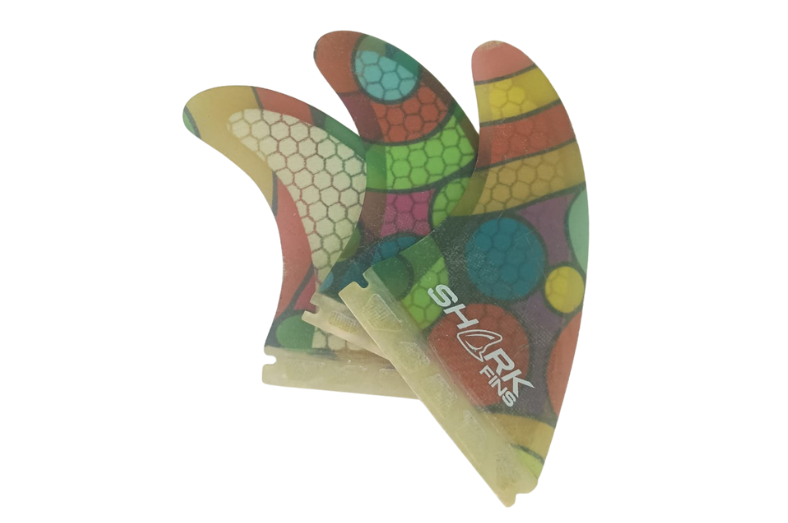 Quilha Shark Fins Média Personalizada